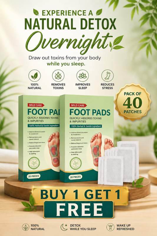 Premium Natural Detox Foot Patches (Pack of 40) BUY 1 GET 1 FREE