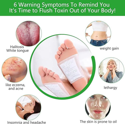 Premium Natural Detox Foot Patches (Pack of 40) BUY 1 GET 1 FREE