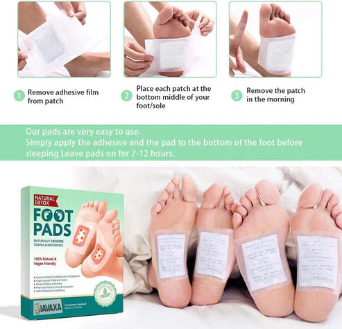 Premium Natural Detox Foot Patches (Pack of 40) BUY 1 GET 1 FREE