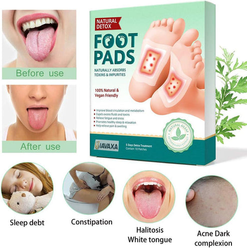 Premium Natural Detox Foot Patches (Pack of 40) BUY 1 GET 1 FREE